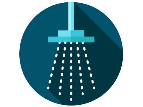 Rain Shower Head Icon