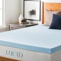 lucid 3-inch mattress topper