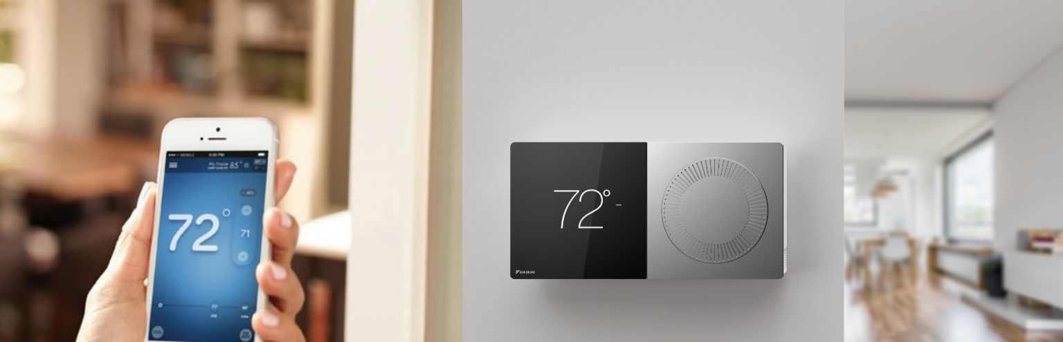 smart thermostat at home