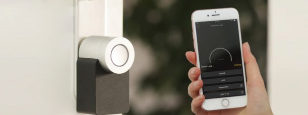 Smart door lock and phone