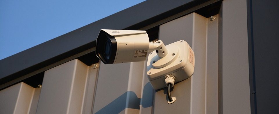mounted security camera