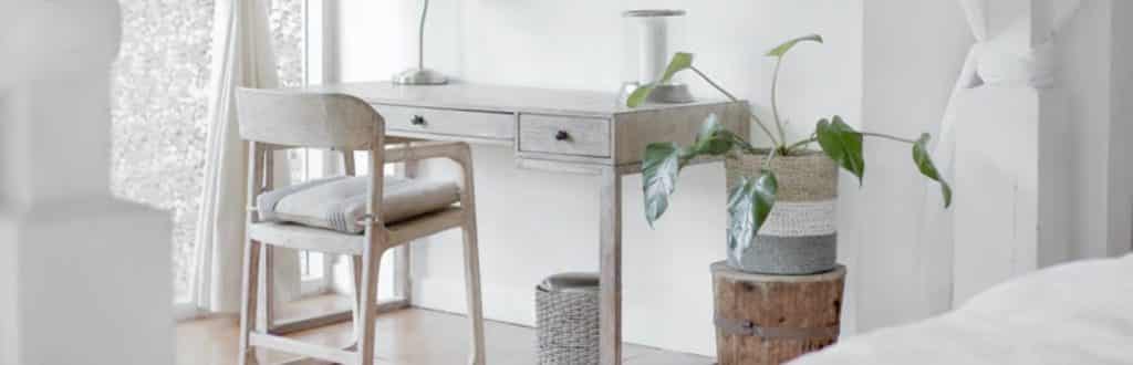 a room with plants to lessen humidity